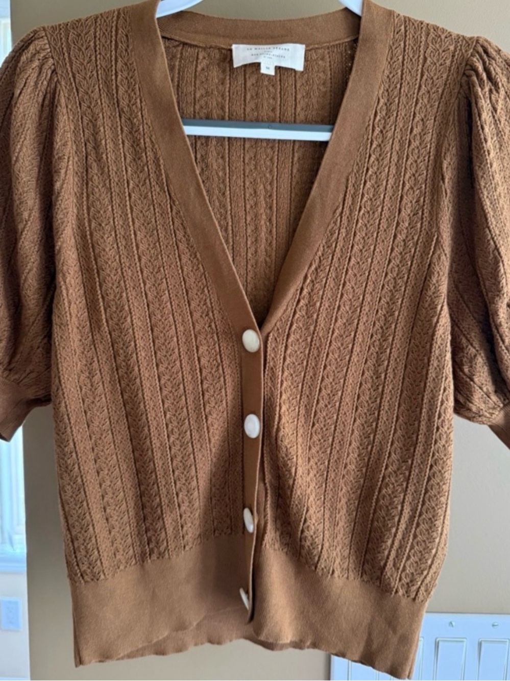 Sézane Lola short-sleeve cardigan